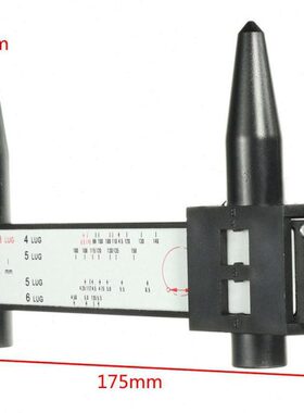 PCD卡尺 8LUG 轮毂孔距测量量具 轮毂尺 改装孔距卡尺 孔距测量