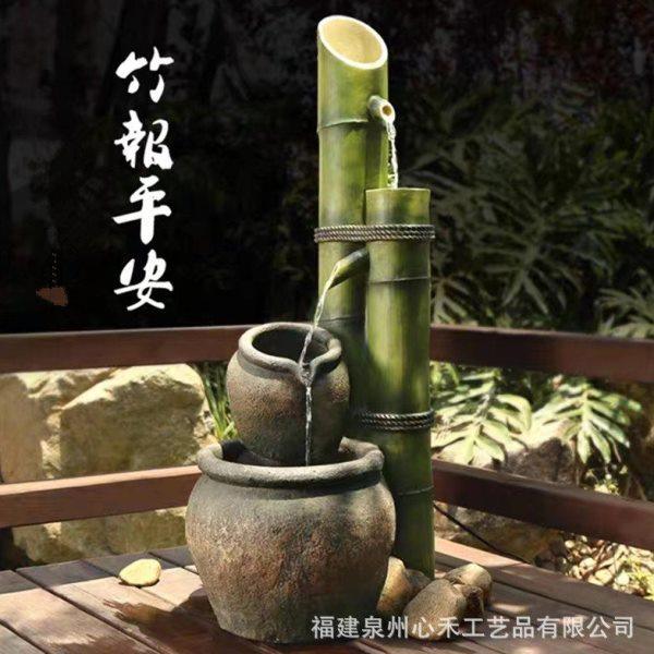 假山喷泉流水摆件客厅别墅公茶室鱼缸过道电视柜边阳台水景,家居饰品,户外/庭院摆件,淘宝优惠券,粉丝福利购,淘宝优惠卷