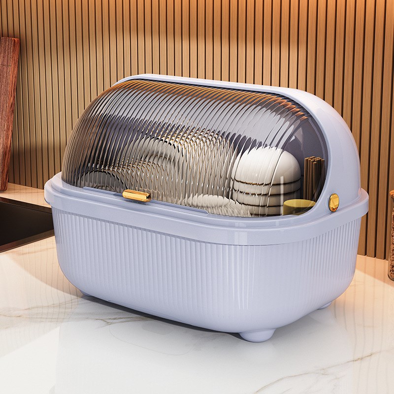 碗筷收纳盒家用多功能沥水碗架厨房餐具放碗碟抽屉X式置物架碗柜