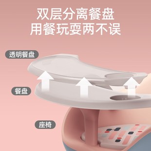 宝宝凳子儿童座椅小椅子靠背椅一岁叫叫椅婴儿家用吃饭餐椅餐桌椅