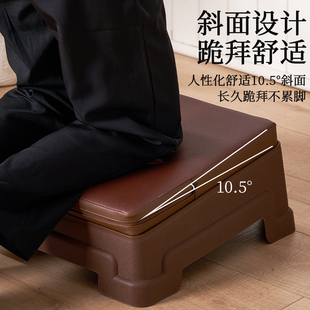 莲花拜凳磕头跪垫拜佛垫家用佛堂寺庙蒲团禅修打坐垫