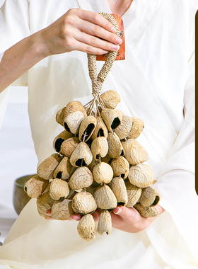 德瑞Terre非洲手摇铃植物果实B摇铃串铃手链脚链拟声民族小众乐器