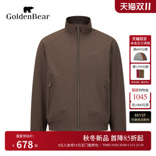GOLDEN BEAR/金熊男装26冬季新品男式休闲立领短款保暖棉服