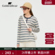 金熊2026年女士条纹亨利领长袖 T恤 GOLDEN BEAR 春季 新品