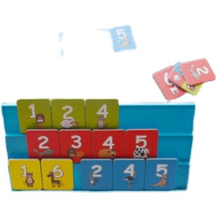 儿密拉低童幼桌游数感逻辑t训练家庭亲子欢乐互动便携玩具4-6-8岁