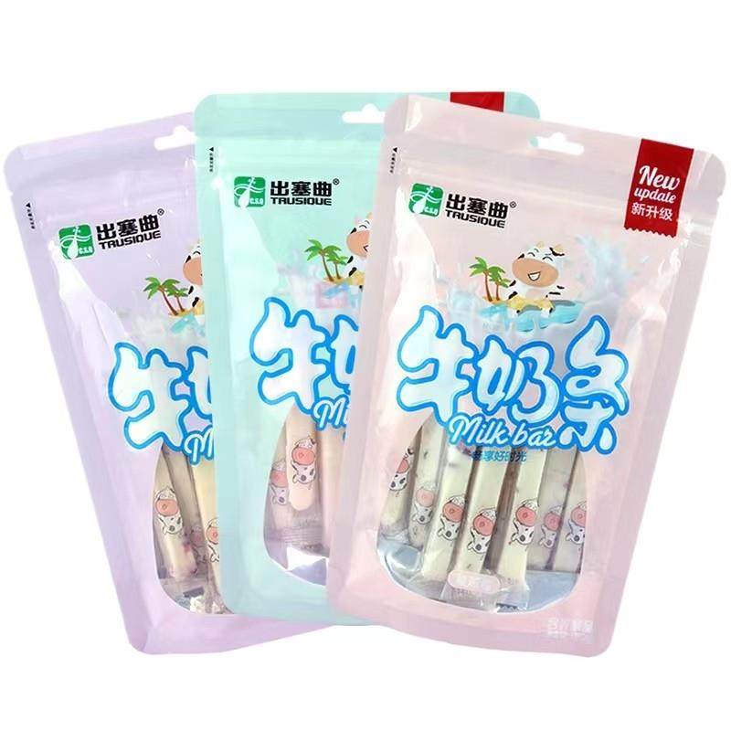 新货奶酪蒙古奶酪条特产出塞曲牛奶条120g3袋酸奶条零食蒙特产