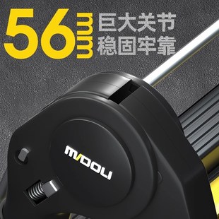 镁多力人字伸缩梯子家用多功能折叠梯加厚铝合金便携升降工程楼梯