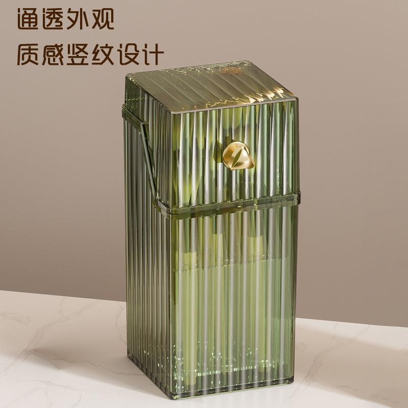 防尘化妆刷收纳笔筒带盖化妆笔收纳化妆刷子桌面整理眼影化妆刷桶