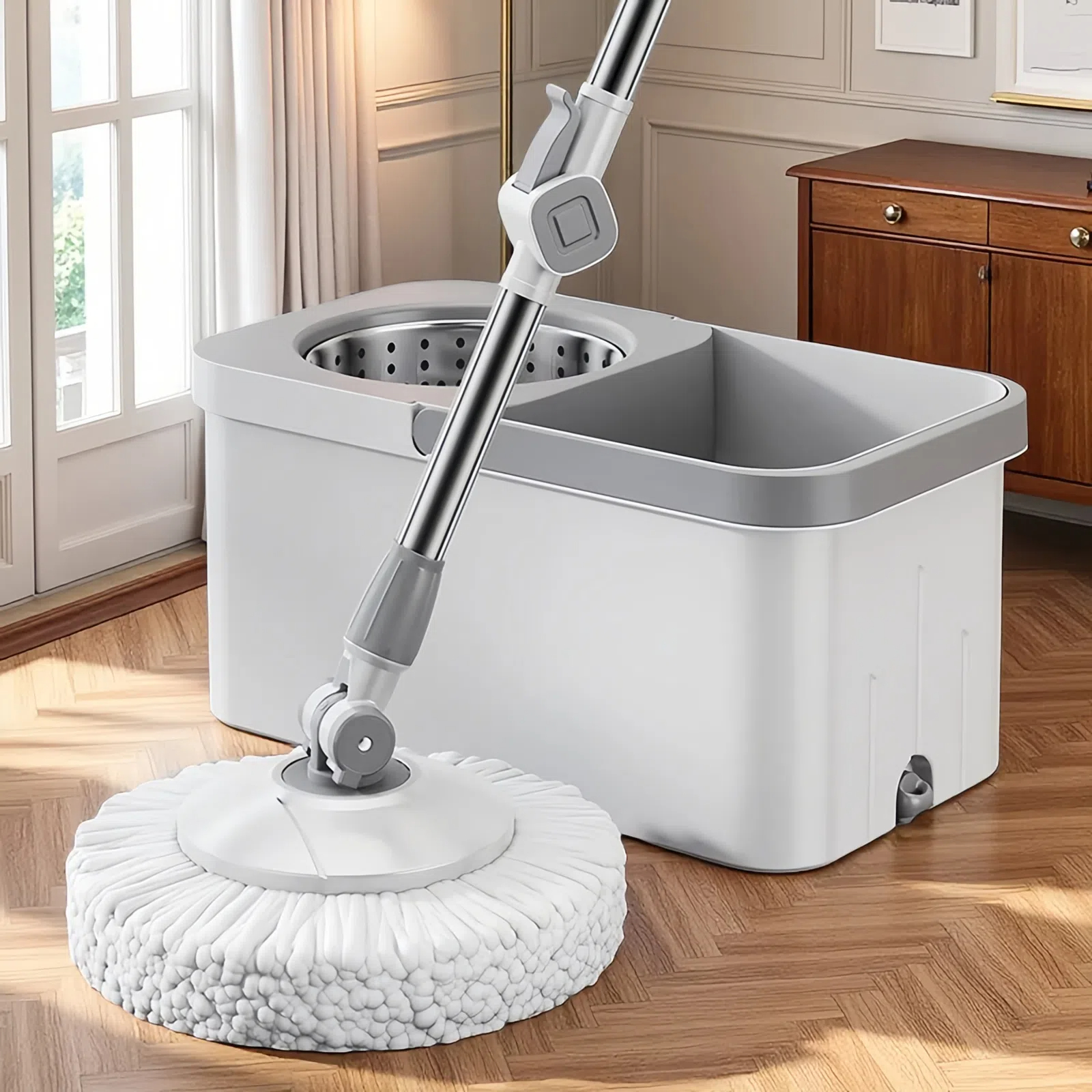 正品保证2025新款双驱拖把免手洗