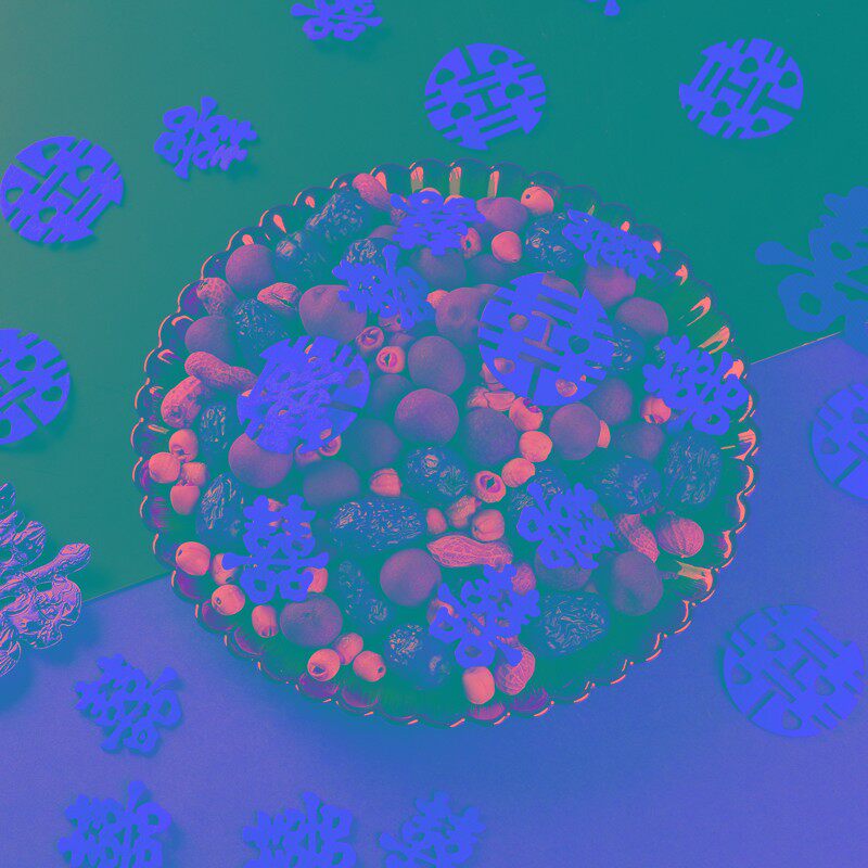 结婚喜字撒床喜手抛喜婚房装饰散喜剪喜婚礼果盘喜楼梯布置小喜字