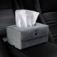汽车椅背头枕挂式 纸巾盒车载餐巾纸盒扶手翻毛皮抽纸盒汽车内饰品