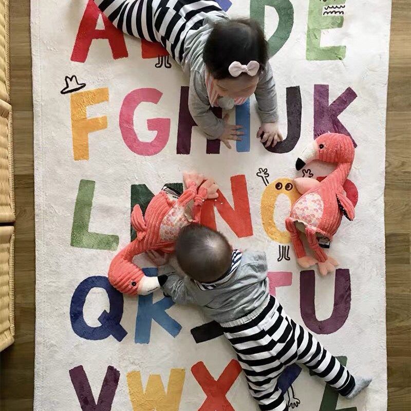 卡通加厚客厅地毯儿童益智地垫26个字母长方地毯卧U室床边可爱地,居家布艺,地毯,淘宝优惠券,粉丝福利购,淘宝优惠卷