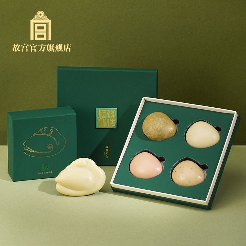 故宫手工皂 鹅如意 御洗烟尘沐浴洁面洗发香皂 毕业礼物送女朋友