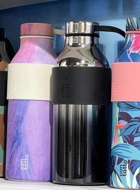 意大利contatto不锈钢保温杯男士高档高颜值杯子男生便携随行水杯