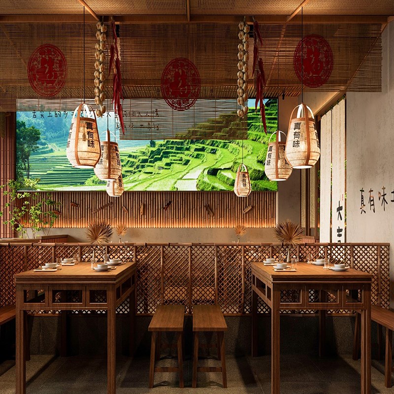 竹篱笆栅栏围栏庭院户外花园网格手工日式家用碳化防腐竹装饰定制