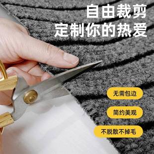 进门地垫门垫入户门吸水防滑地毯家用室内除尘垫子纯色门口蹭脚垫