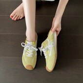 女2025新款 一脚蹬懒人鞋 夏季 厚底半包头拖鞋 德训鞋 休J闲鞋 大码 女