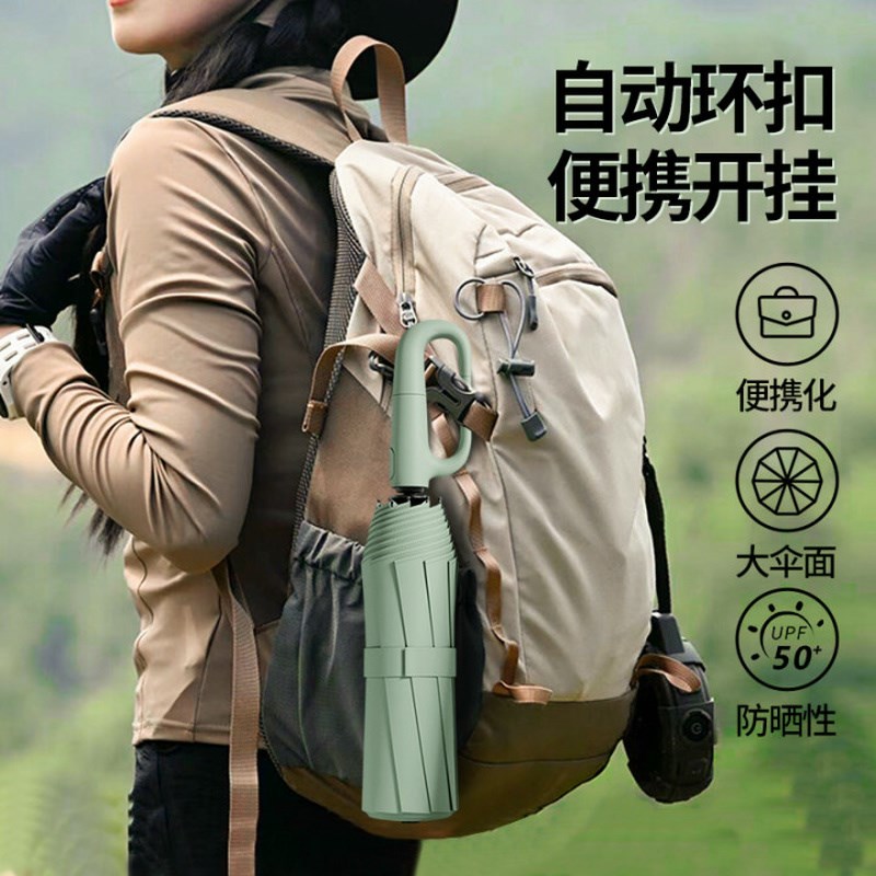 【k姐推荐】60骨环扣自动加大加厚雨伞晴雨两用365天质Z保免费换
