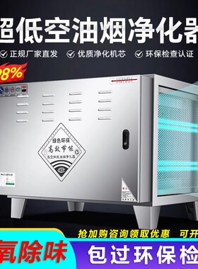 低空油烟净化器商用饭店厨房u排放6000风量餐饮烧烤过环保除烟除