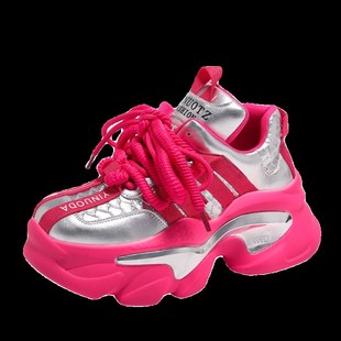 多巴胺鞋子女2023新款爆款网红老爹鞋女超火厚底增U高小个子运动