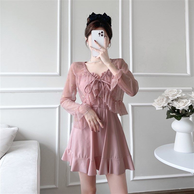 少女时间2e024新款爆款夏季沙滩度假游泳衣女款遮肉显瘦保守高级,运动/瑜伽/健身/球迷用品,连体泳衣,淘宝优惠券,粉丝福利购,淘宝优惠卷