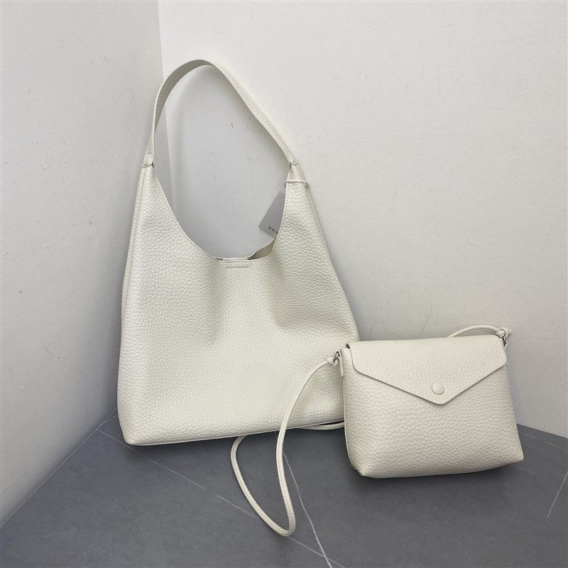 软皮托特b腋下单肩大包2025春夏时尚气质子母慵懒风手提女包9859,箱包皮具/热销女包/男包,托特包,淘宝优惠券,粉丝福利购,淘宝优惠卷