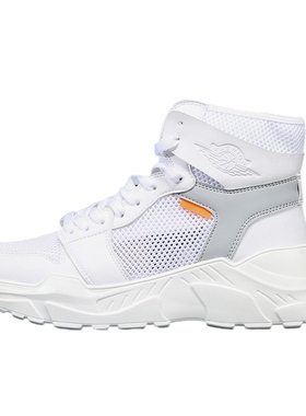 夏季白色增高12cm运动男板鞋韩版透气网面J韩版运动隐形内增高10c