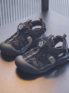 男童鞋凉鞋202k5夏季新款儿童网面包头运动鞋小男孩轻便防滑沙滩