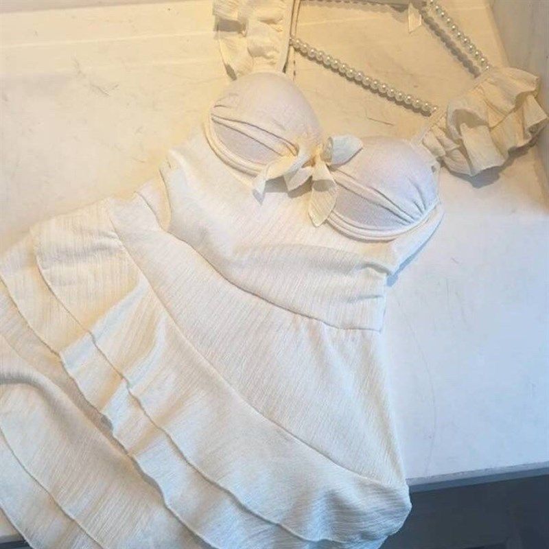 少女感纯欲风显瘦k遮肉连体裙式保守泳衣温泉沙滩度假甜美游泳衣,运动/瑜伽/健身/球迷用品,连体泳衣,淘宝优惠券,粉丝福利购,淘宝优惠卷