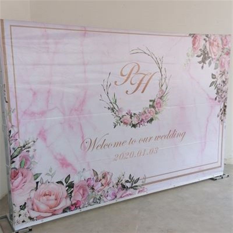 新款喷绘弹力挂钩婚庆道具t场景布置用品广告喷绘架子桁架拉钩拉