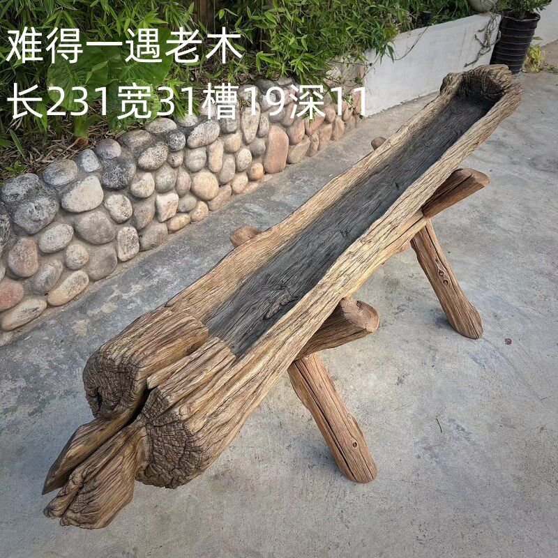 云南丽江大理老木头流p水风化木枯木摆件侘寂风装饰民宿茶空间装