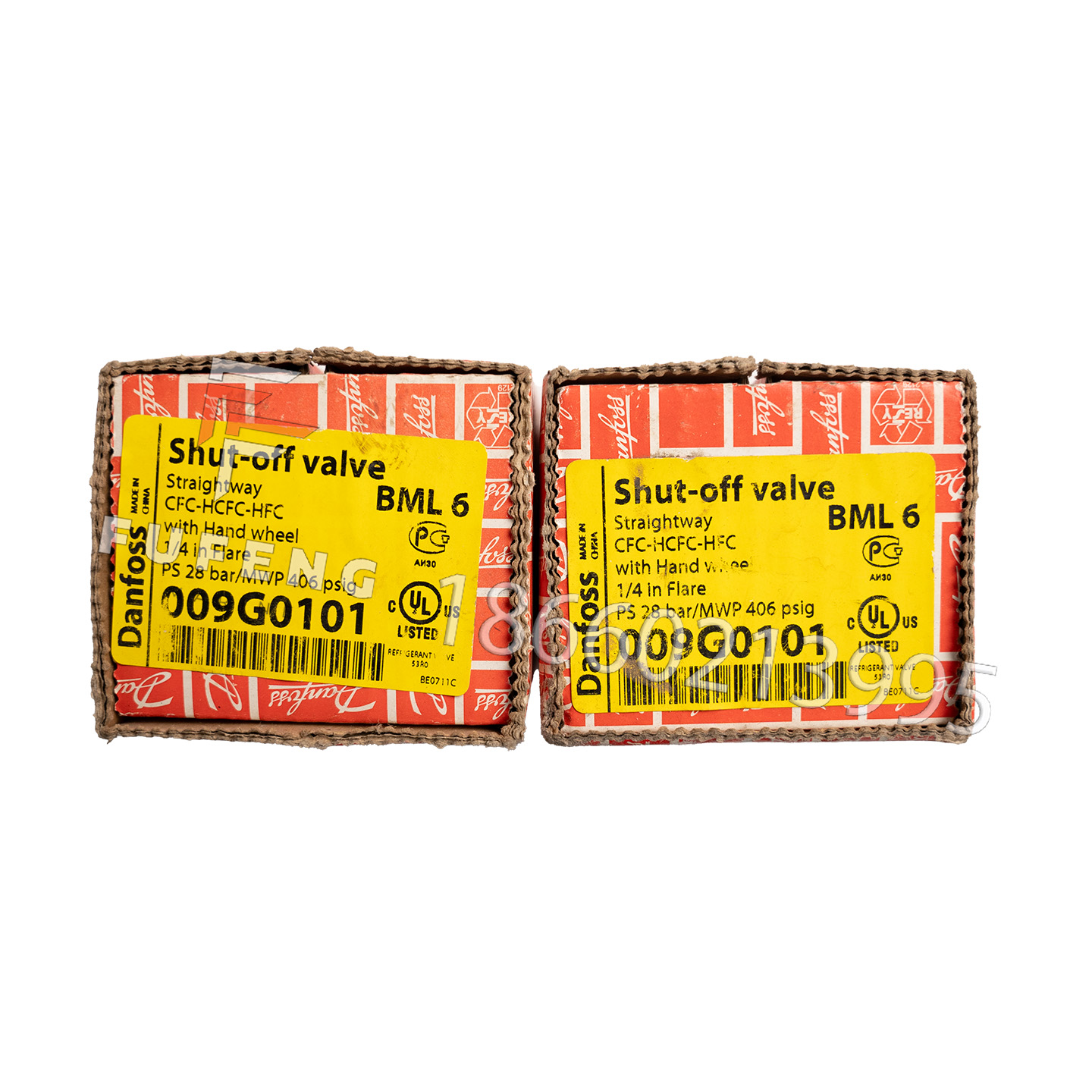 Danfoss丹佛斯截止阀BML6 009G0101 1/4 in Flare