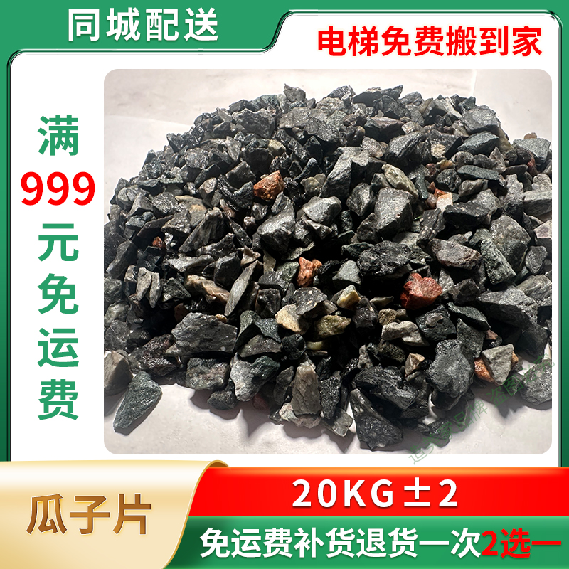 家装精品瓜子片袋装瓜子石装修