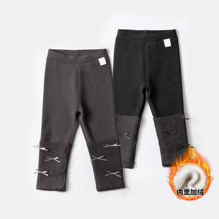 子C15 儿童保暖加绒加厚外穿裤 2026冬冬婴儿女童打底裤 女宝宝棉裤