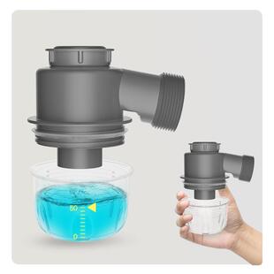 商用硬管出水管单槽转换器不锈钢下水器防臭防堵洗菜盆下水管全套
