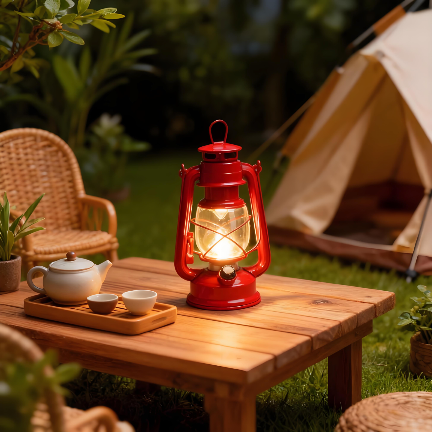 复古LED充电马灯户外露营地可提可挂抗摔野餐夜钓拍照氛围装饰灯