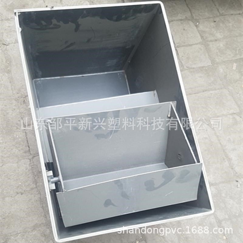 加工定制PVC公l共厕所自动冲水箱灰色沟槽翻斗式冲水箱规格齐全