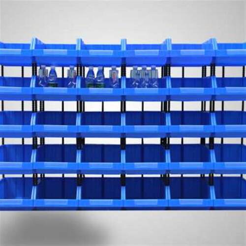 塑料组合式e工厂零件盒物料盒斜口塑料盒货架元件盒螺丝盒收纳盒