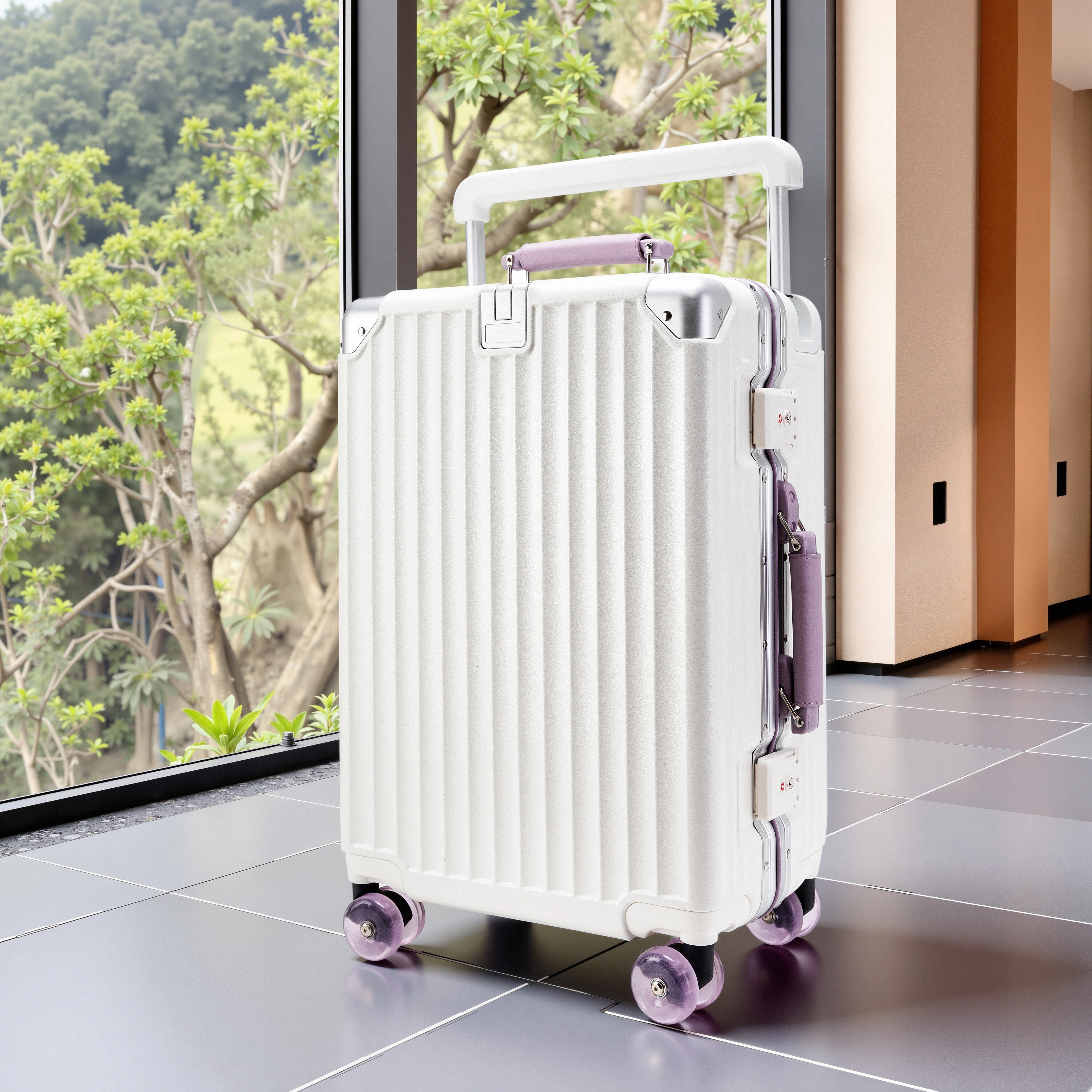 宽拉杆加厚铝框行李箱多功能尺寸