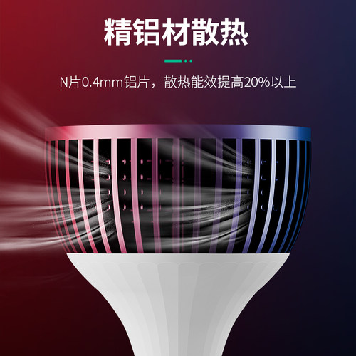 大功率LED灯泡超亮E27螺口100W150W家用节能灯工地厂房车间照明灯