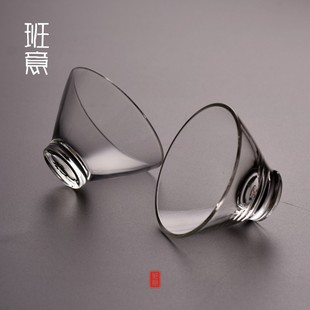 出口无铅耐热个人小茶杯品茗杯家用功夫茶具配件品茶斗笠杯 日式