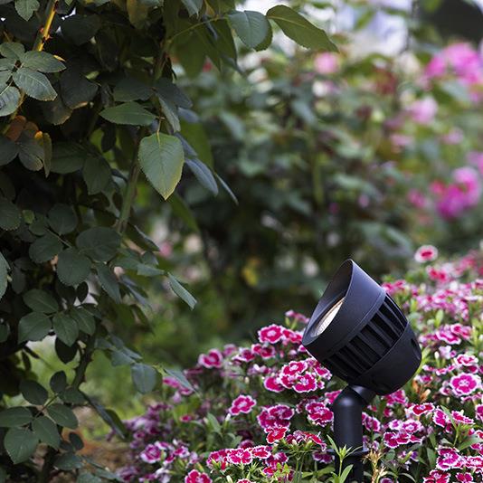 LED投射灯户外防水草坪插地灯庭院别墅射灯园林景观照树灯