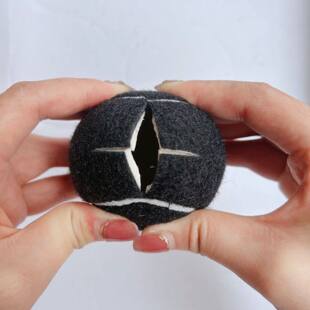 桌椅脚套垫网球 十字切口网球相机三架脚套网球脚套 套脚蹬网球