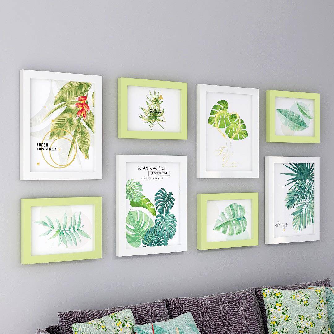 019照片墙相框墙组合影楼相框相架710寸创意欧式相框挂墙个性