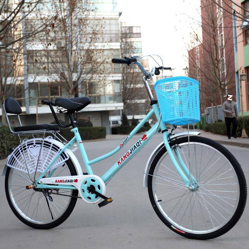 成人自行车24寸26男女士老年单车轻便车车淑女通勤车复古车岚绮