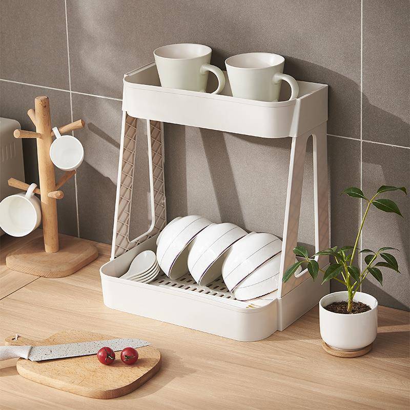 厨房调味瓶置物架台面多功能浴室多层收纳架卫生间双层整理架