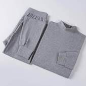 保暖内衣薄款 中青年保暖套装 男女士纯棉秋衣秋裤 男士 厚款 纯棉