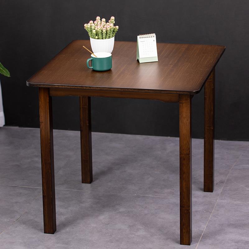 7T四方桌客厅餐桌正方形吃饭桌简约创意茶桌实木家用小户型学习桌