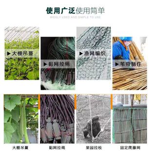 尼龙绳耐磨细绳聚乙烯塑料打包捆扎吊蔓大棚吊秧绳黄瓜西红柿吊绳