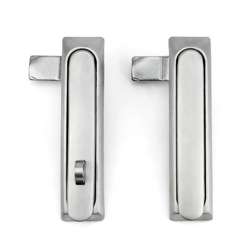 MS834带挂平面锁304不锈钢配电箱锁工业设备控制柜门锁机箱机柜锁